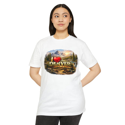 I  Denver Scenic Tee — Colorado Mountains & River Souvenir T-Shirt