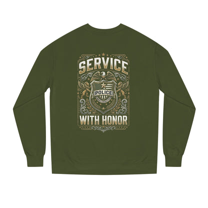 Police 'Service With Honor' Crewneck Sweatshirt