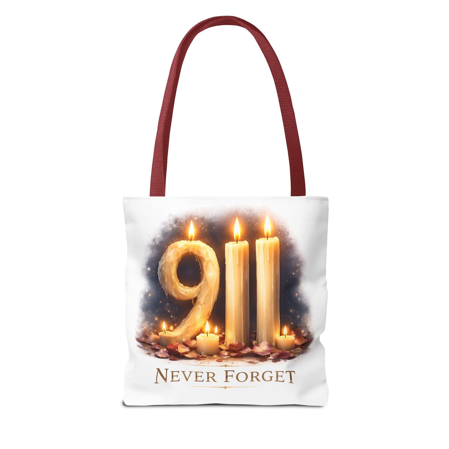 9/11 Never Forget Memorial Tote Bag