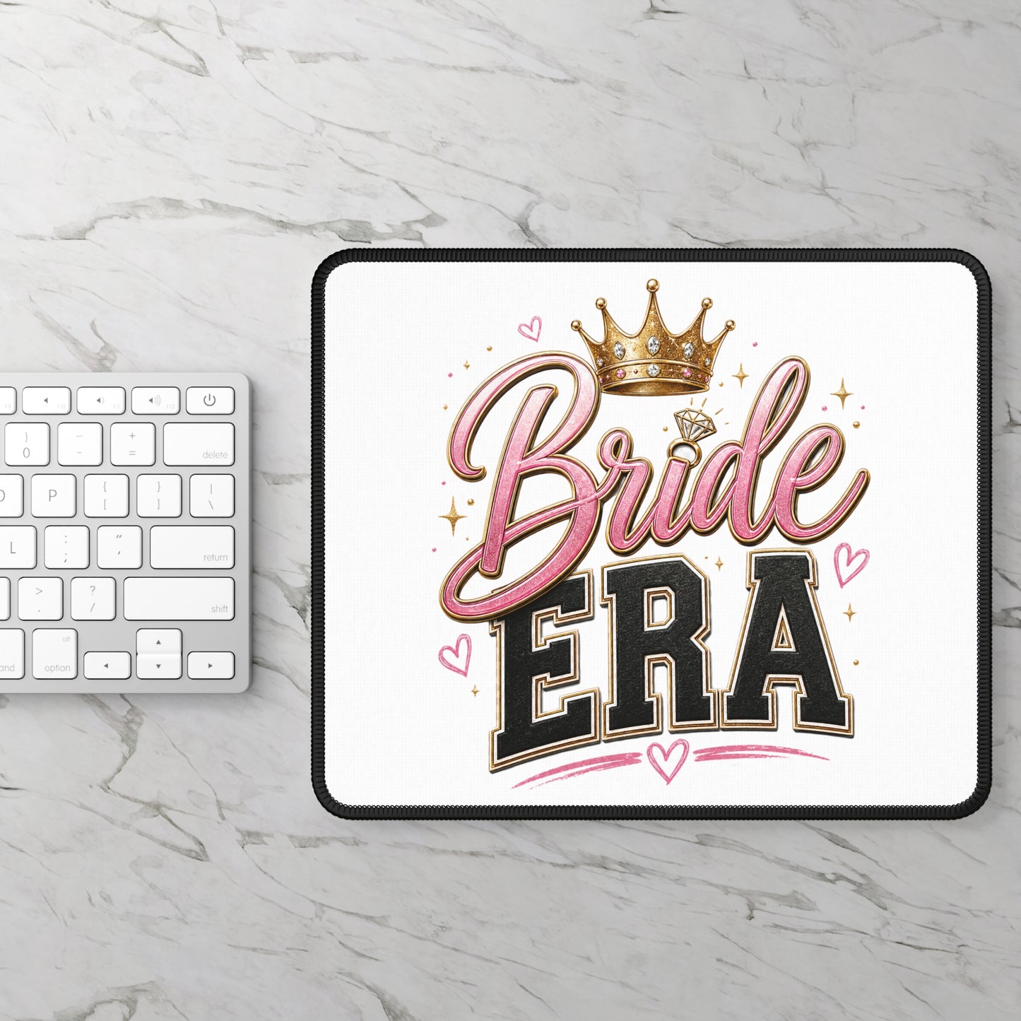Bride Era Gaming Mouse Pad — Bachelorette Bridal Desk Accessory