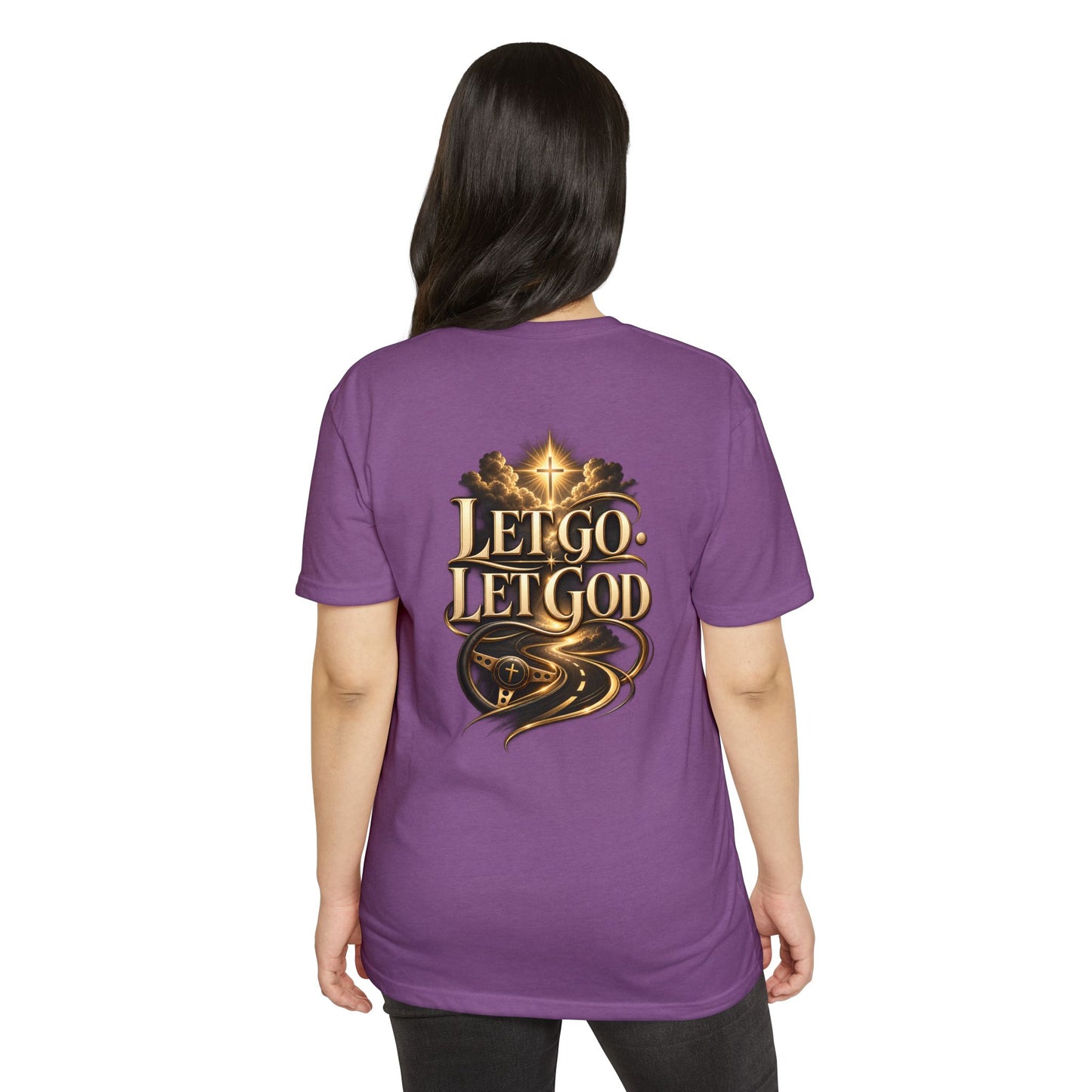 Let Go Let God T-Shirt — Inspirational Christian Faith Tee