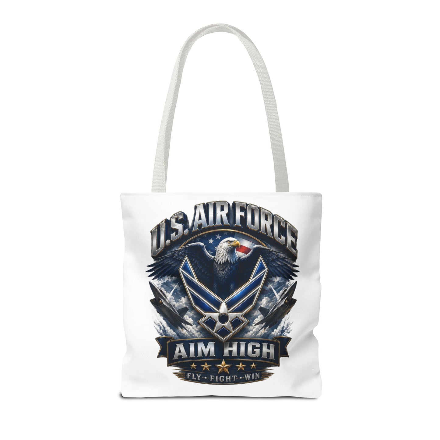 U.S. Air Force Aim High Tote Bag — Patriotic Eagle Military Tote