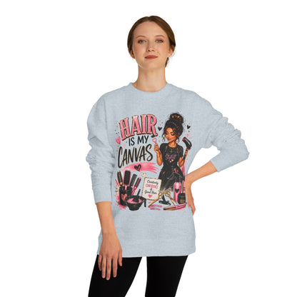 Hair Is My Canvas Sweatshirt