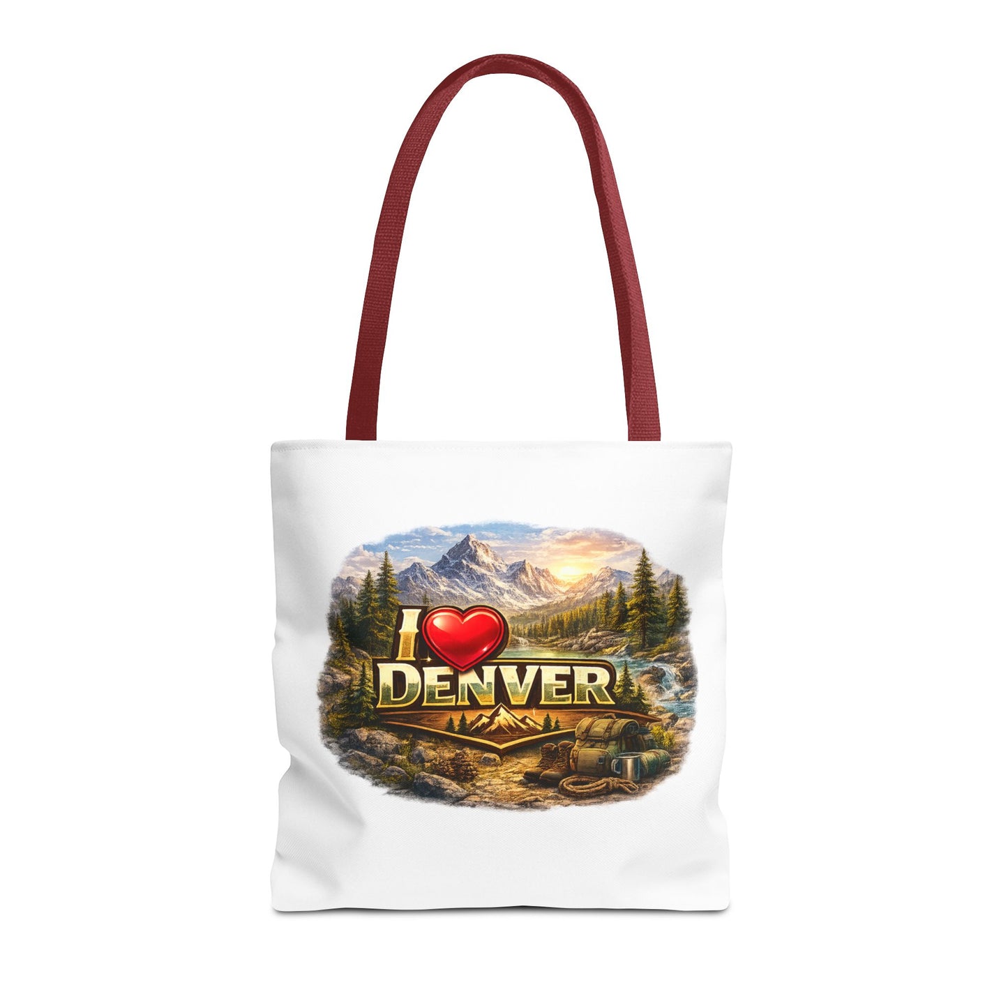 I  Denver Scenic Tote Bag — Colorado Mountain Travel Souvenir