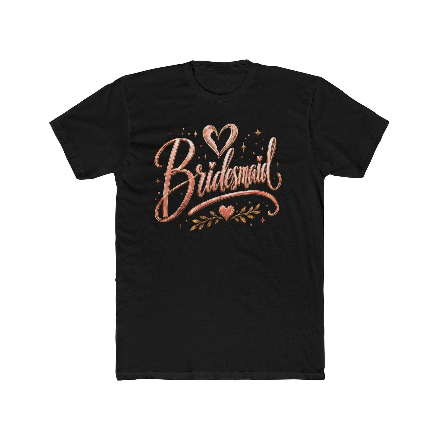 Bridesmaid Rose Gold Script T-Shirt