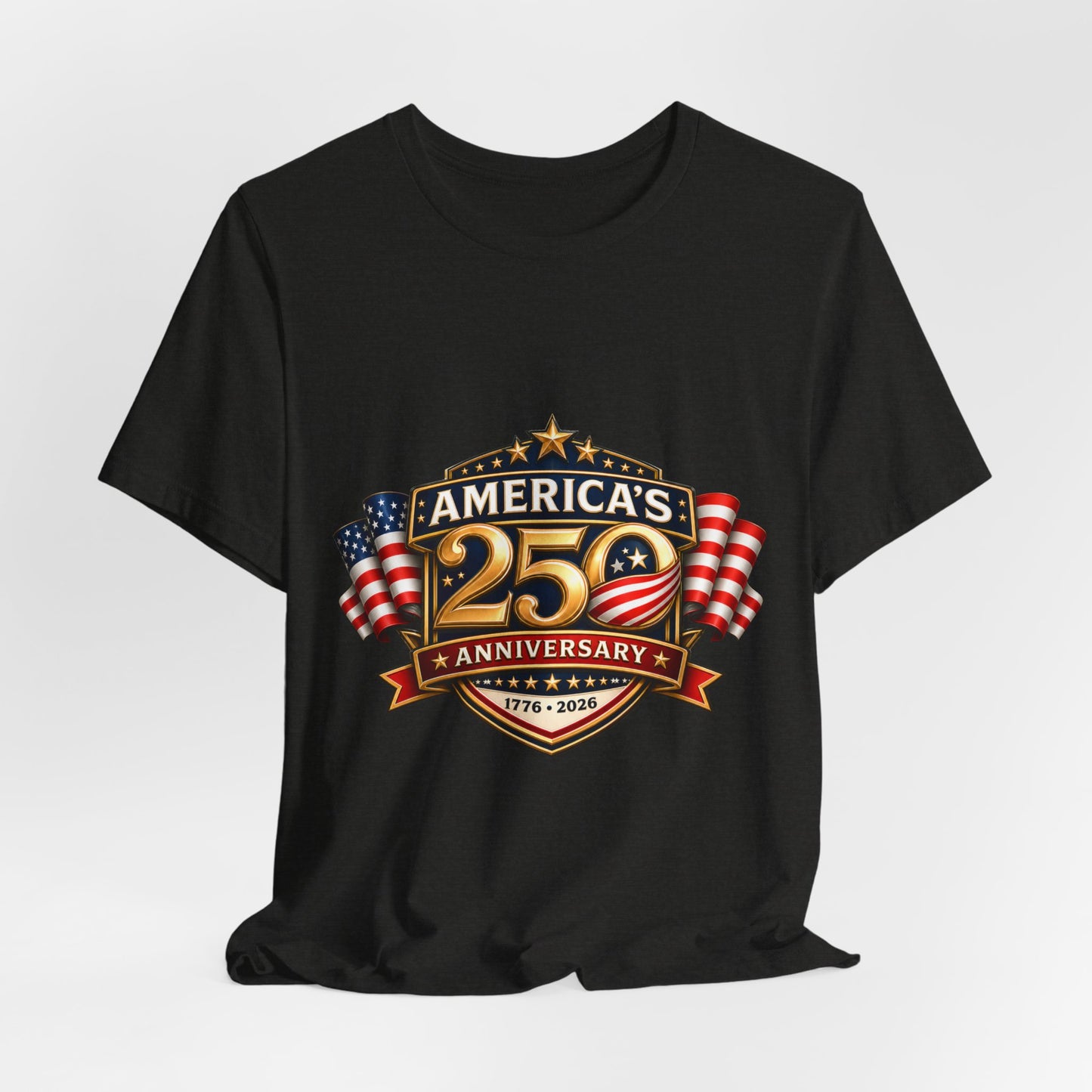 America's 250th Anniversary T-Shirt – 1776–2026 Patriotic USA Flag Tee