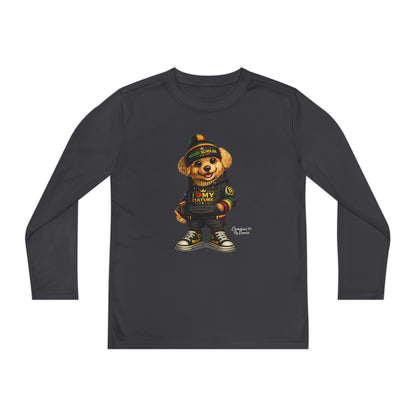 Youth Long Sleeve Tee — Streetwear Teddy Bear Graphic