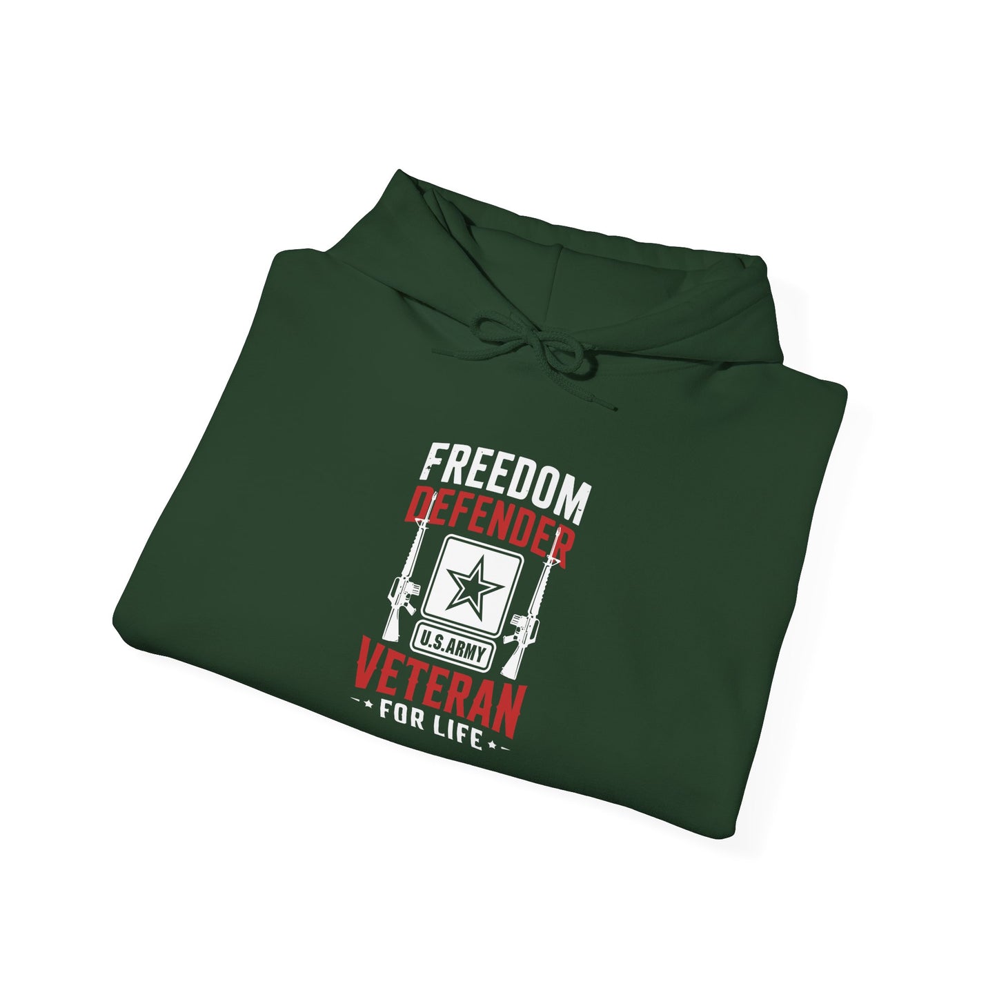 Freedom Defender Veteran For Life Hoodie
