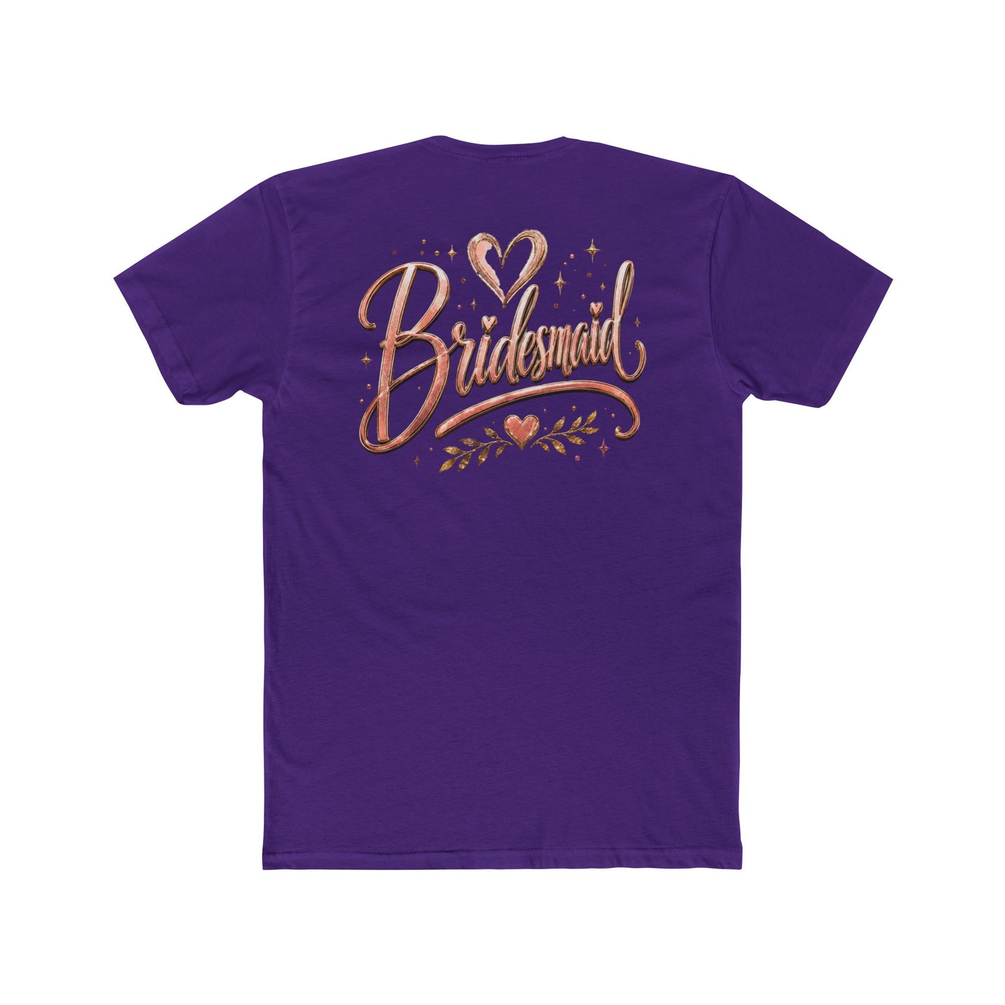 Bridesmaid Rose Gold Script T-Shirt