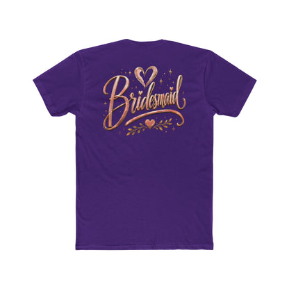 Bridesmaid Rose Gold Script T-Shirt