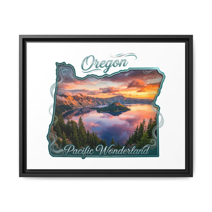 Matte Canvas, Framed (Multi-color)