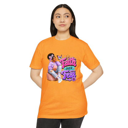 Faith Over Fear T‑Shirt — Inspirational Christian Graphic Tee