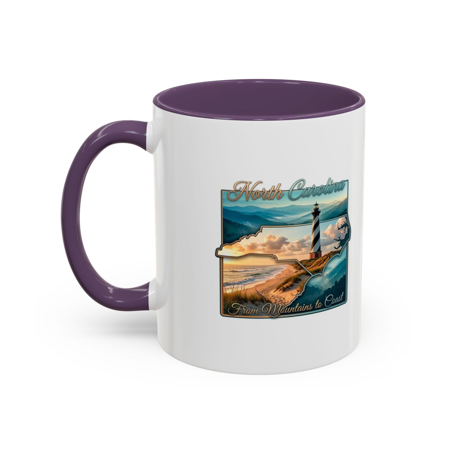 Coastal Lighthouse Coffee Mug – From Mountains to Coast Accent Mug