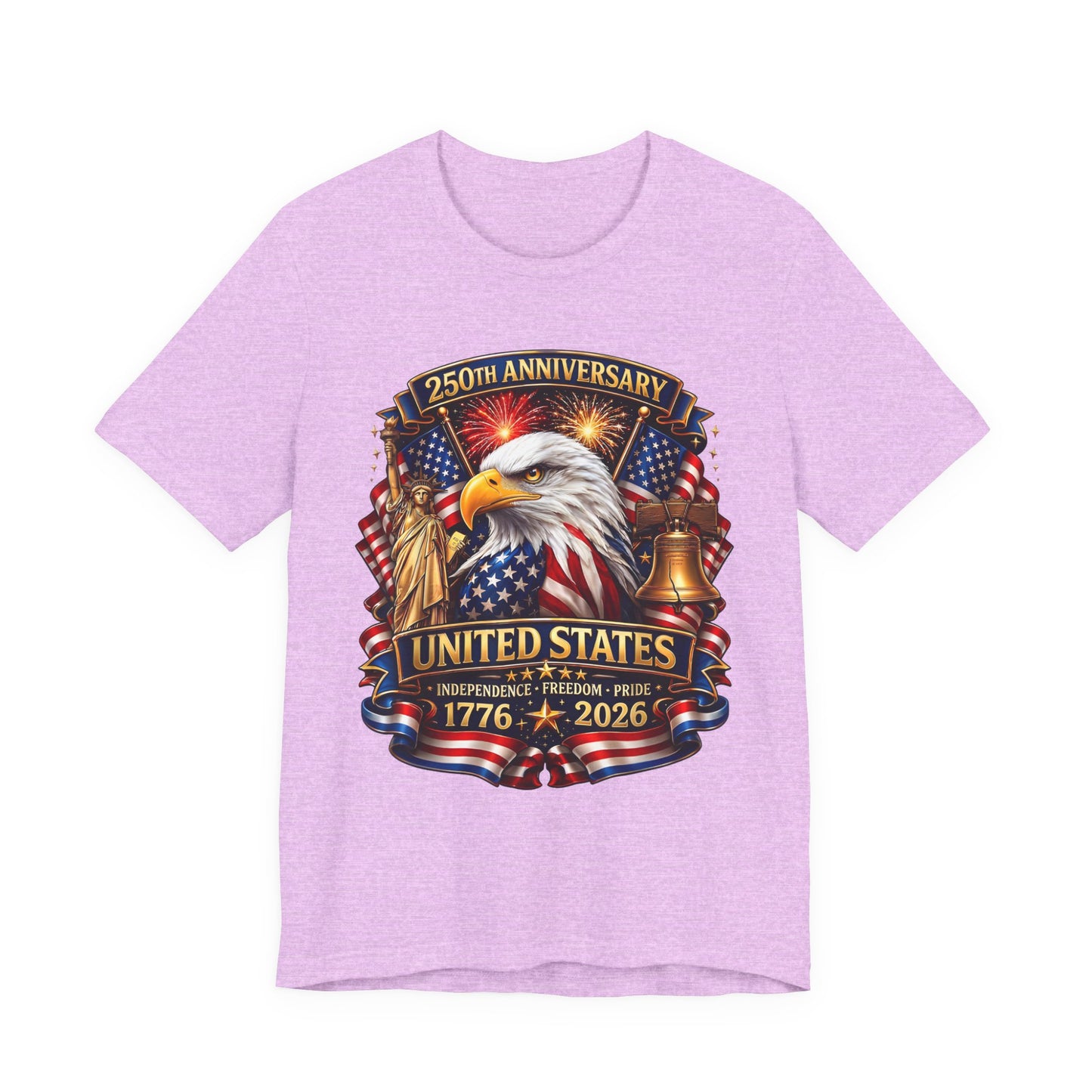 Independence 250th Eagle T-Shirt – United States 1776-2026 Centennial Graphic Tee