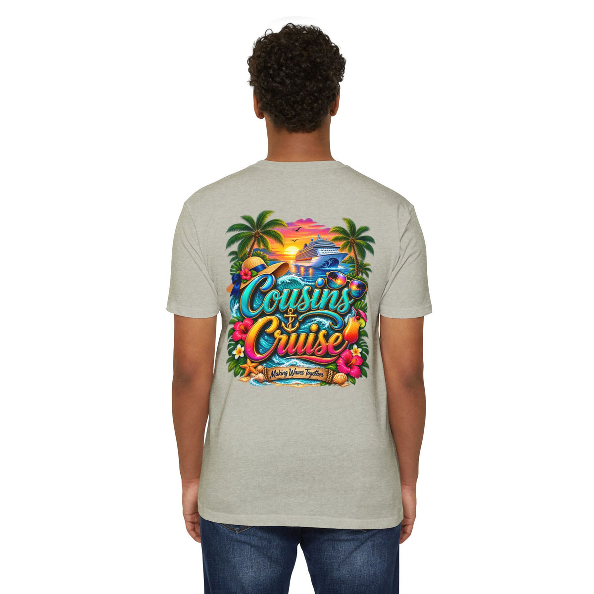 Cousins Cruise T‑Shirt — Tropical Family Vacation Tee