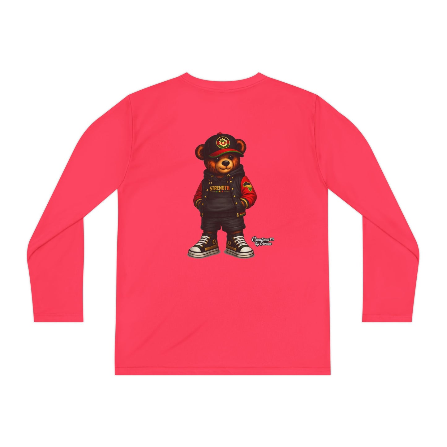 Youth Long Sleeve Tee — Urban Bear Graphic
