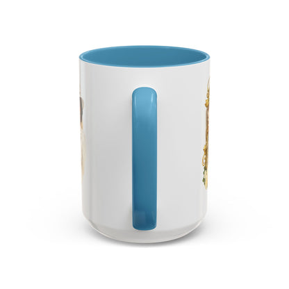 First Lady Inspirational Coffee Mug — "Blessed & Highly Favored" Accent Ceramic Mug