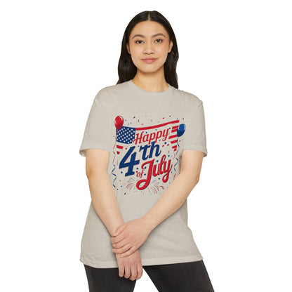 Happy 4th of July T-Shirt — Patriotic Independence Day Tee