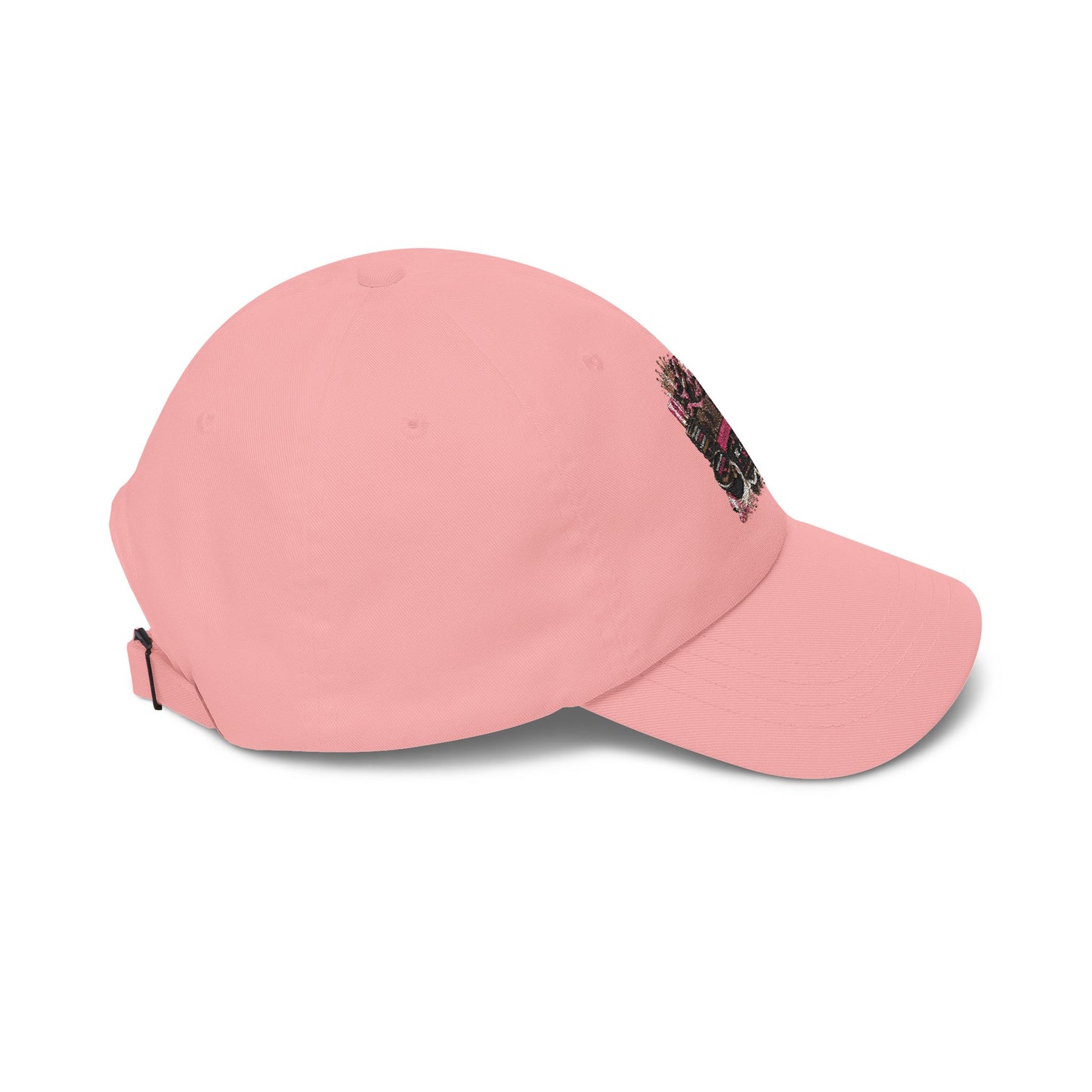 Dad Cap — Vintage Pink Camper Graphic Embroidered Hat