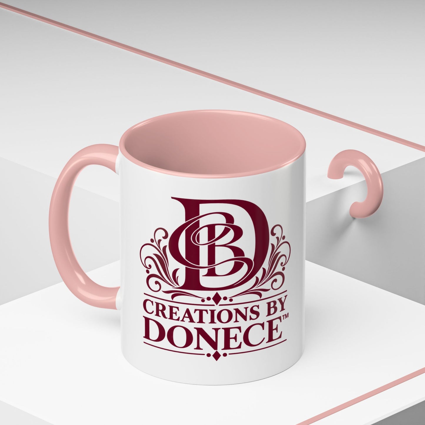 Creations by Donece Logo Accent Coffee Mug (11/15oz)