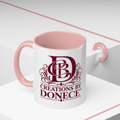 Creations by Donece Logo Accent Coffee Mug (11/15oz)