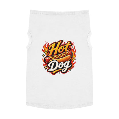 Hot Dog Pet Tank Top — Funny Grilling Graphic Dog Shirt