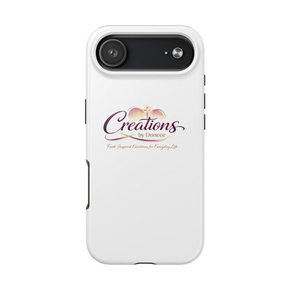 Tough Phone Case - "Creations by Donece" Logo Protective Cover