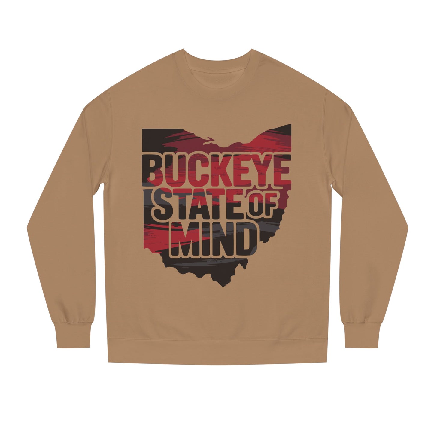 Buckeye State of Mind Sweatshirt — Ohio Vintage Crewneck for Fans