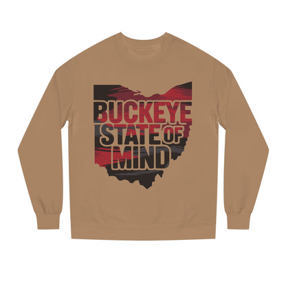 Buckeye State of Mind Sweatshirt — Ohio Vintage Crewneck for Fans