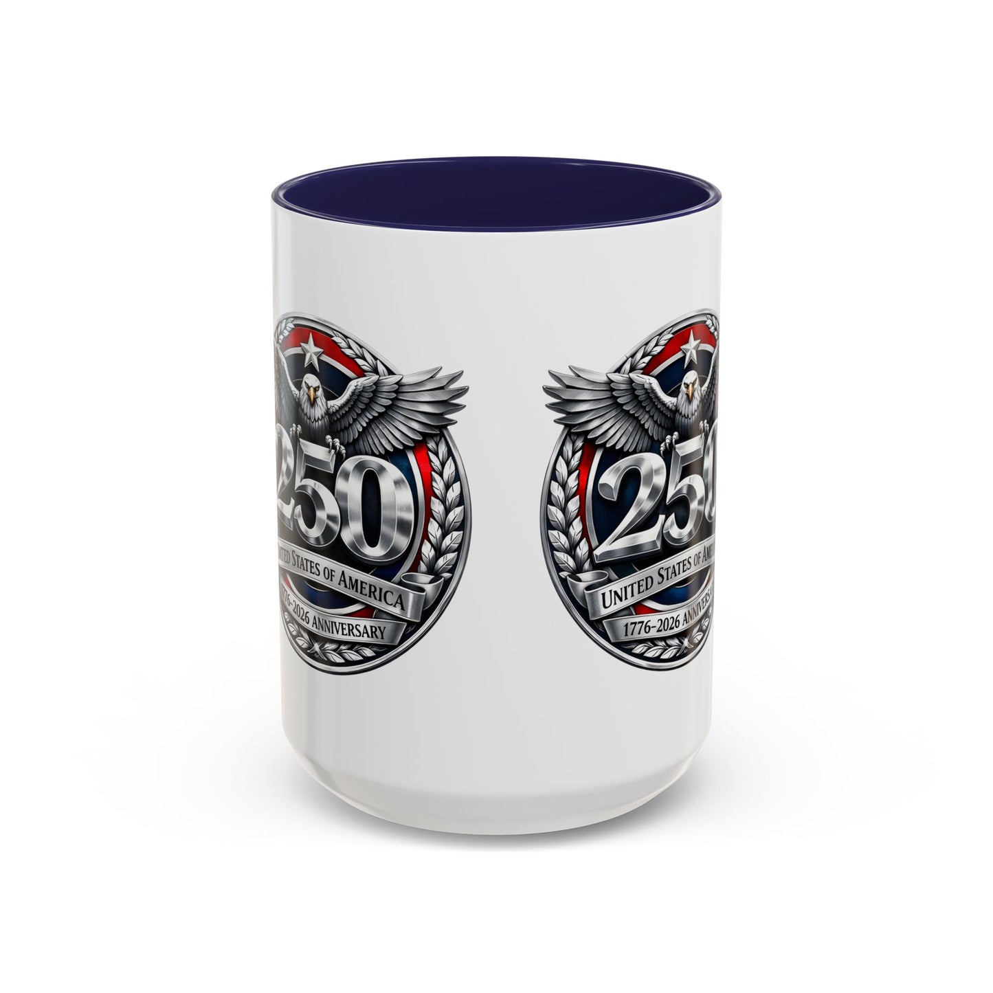 250th USA Bicentennial Eagle Coffee Mug — 1776–2026 Anniversary Accent Mug