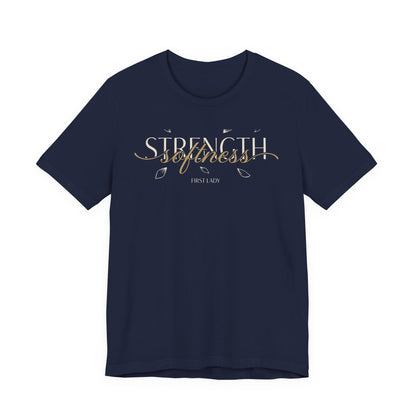 Strength & Softness Tee — Inspirational Women's Faith Graphic T‑Shirt