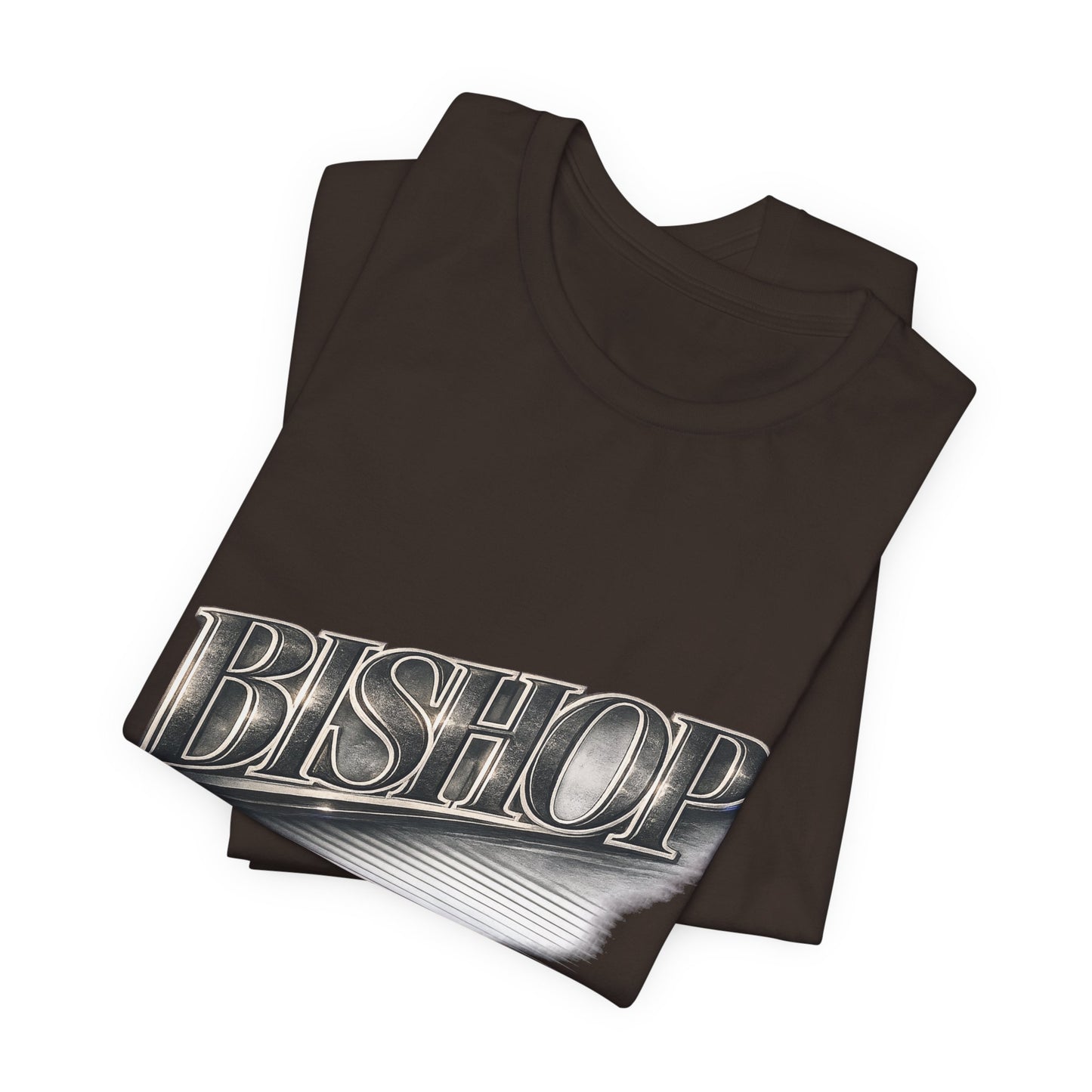 Bishop Retro Chrome Logo T‑Shirt