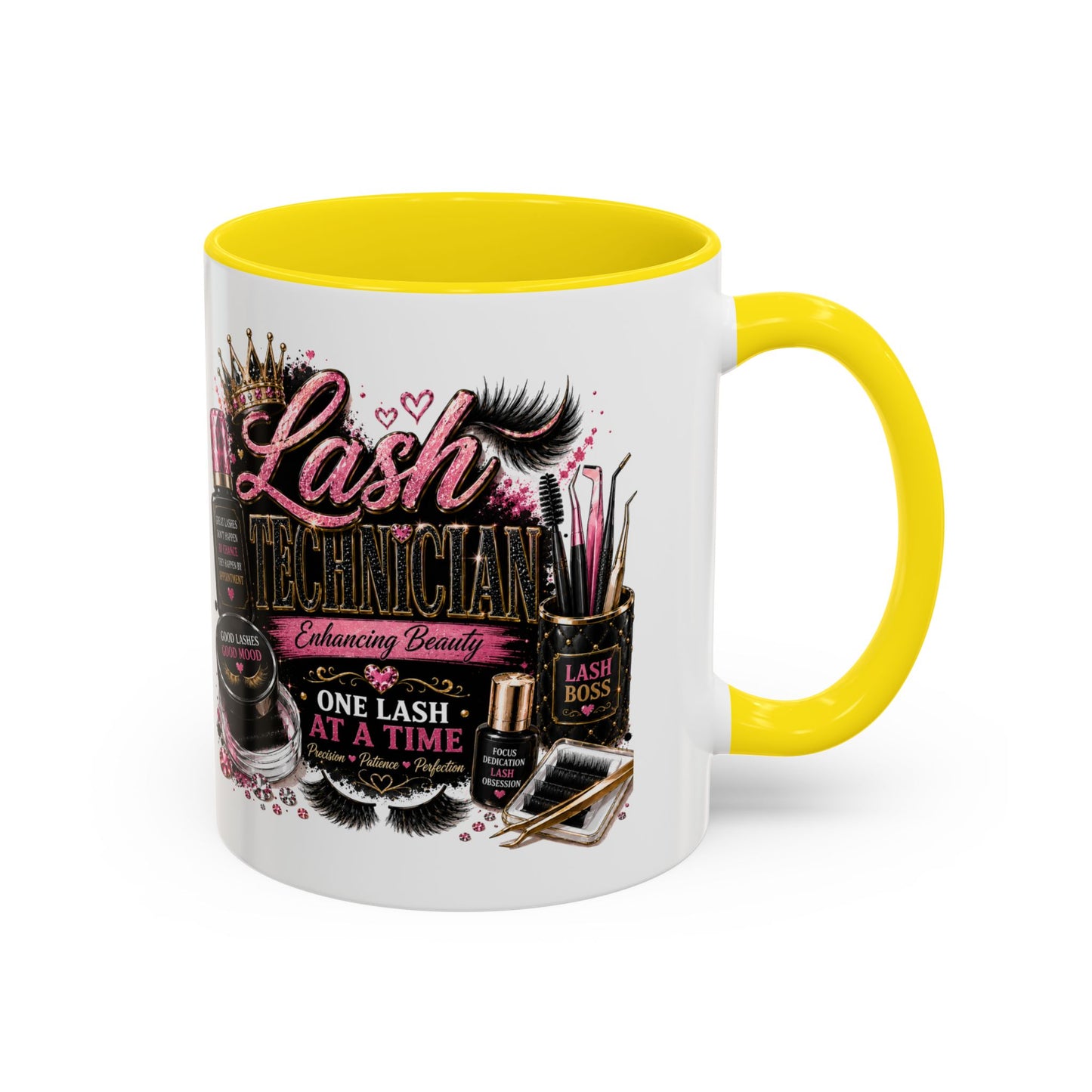 Lash Technician Coffee Mug — "Lash Technician: One Lash at a Time" Accent Mug