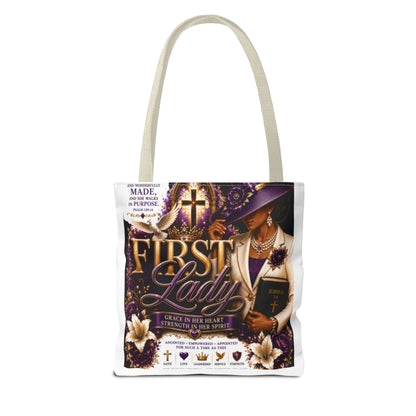First Lady Christian Tote Bag – Faithful Grace Inspirational Church Purse