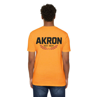 Akron EST. 1825 Retro City T-Shirt — Vintage Collegiate Tee