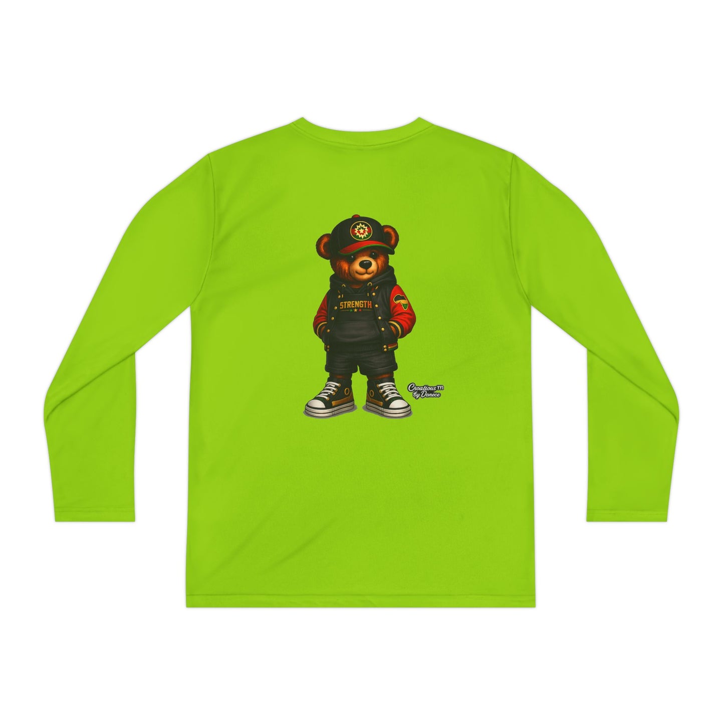 Youth Long Sleeve Tee — Urban Bear Graphic