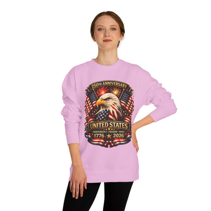 250th Anniversary United States Eagle Sweatshirt – 1776–2026 Patriotic Crewneck