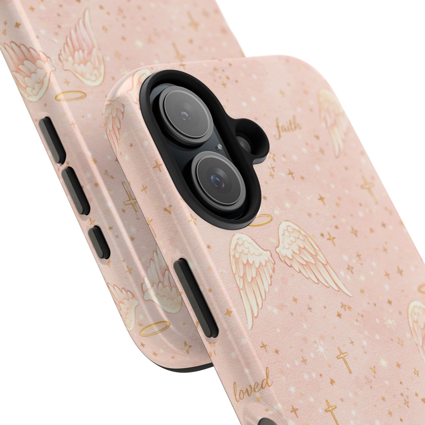 Faith & Grace Angels Phone Case | Christian floral iPhone Case