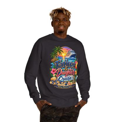 Father & Daughter Cruise Sweatshirt — Tropical Cruise Vacation Pullover