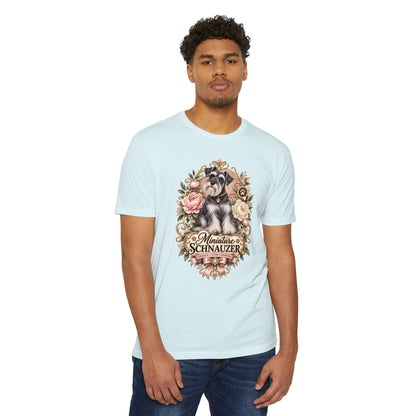 Miniature Schnauzer Floral T‑Shirt