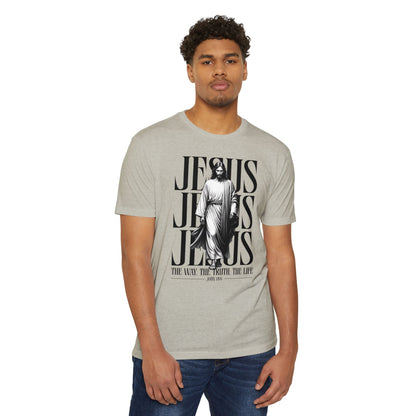 Jesus Graphic T‑Shirt — The Way The Truth The Life Faith Tee