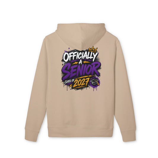 Senior Class Hoodie - "Officially a Senior" Class of 2027 Graphic Hoodie