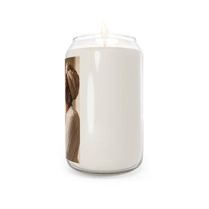 Inspirational Soy Candle 13.75oz — "She is clothed with strength & dignity" Scented Jar