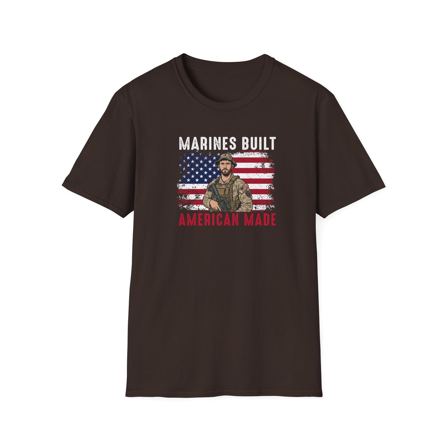 Marines Built American Made T‑Shirt