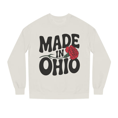Made in Ohio Sweatshirt — Retro Floral State Pride Crewneck
