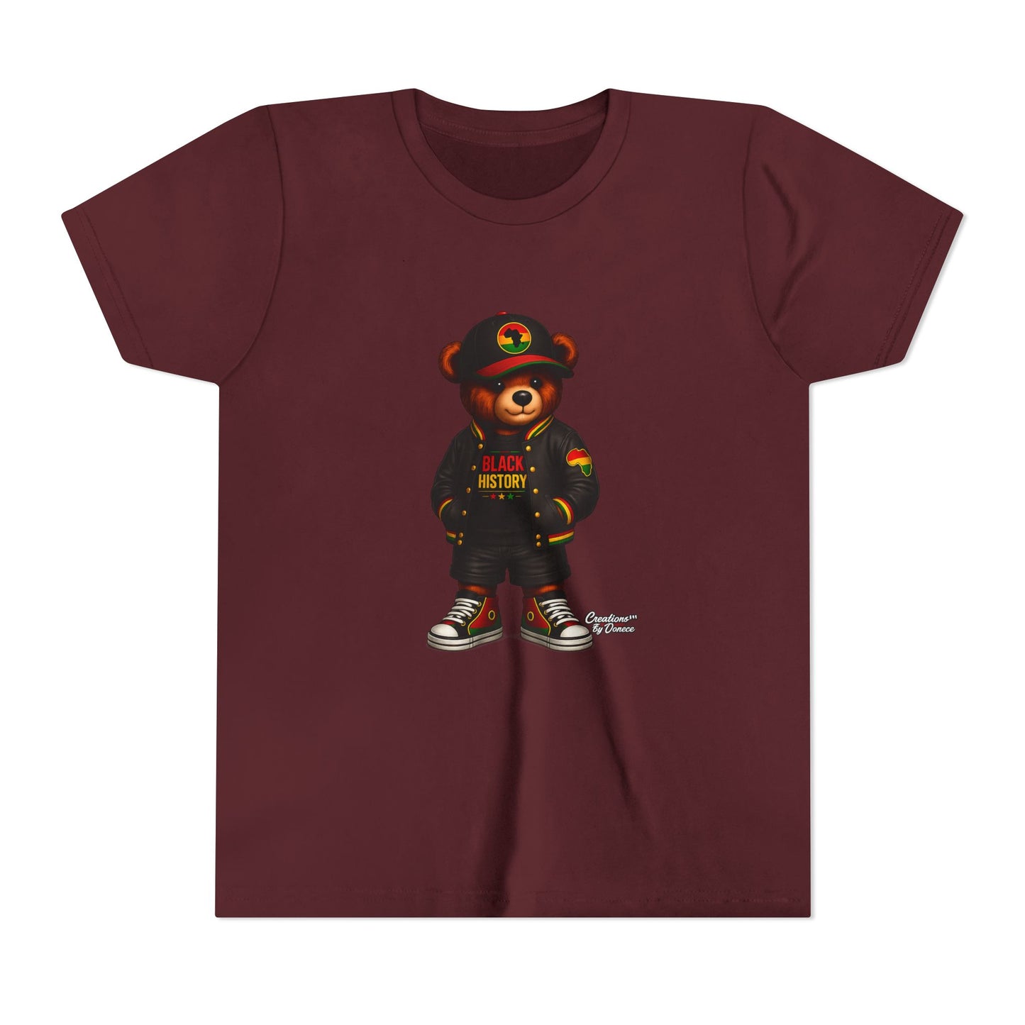 Kids 'Black History' Streetwear Bear Tee