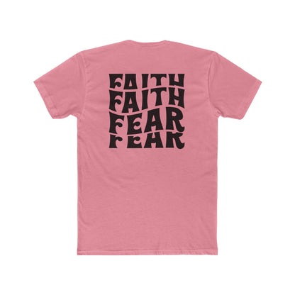 Faith Over Fear T‑Shirt — Bold Retro Typography Spiritual Tee