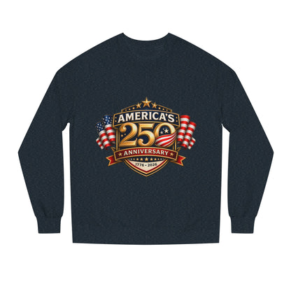 America's 25th Anniversary Sweatshirt — Patriotic USA Flag Crewneck (1776–2026)
