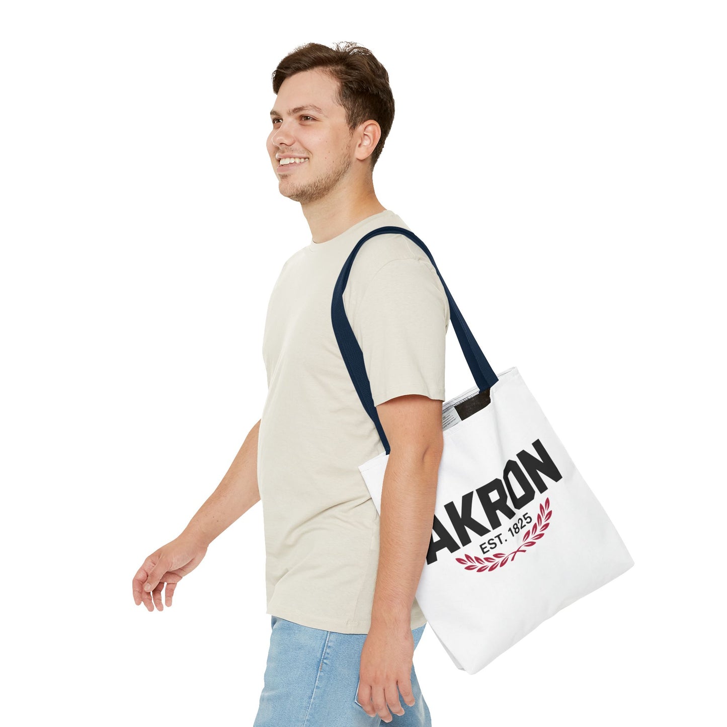 Akron Est. 1825 Tote Bag — City Pride Canvas Tote