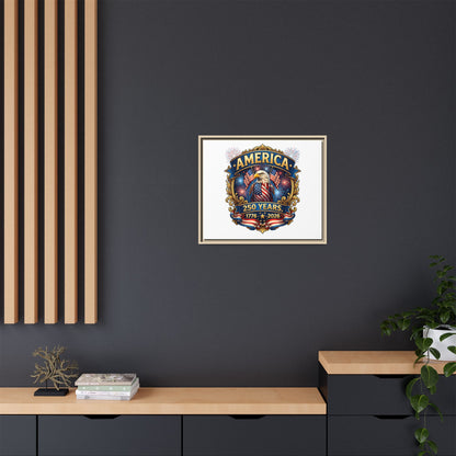 Matte Canvas, Framed (Multi-color)
